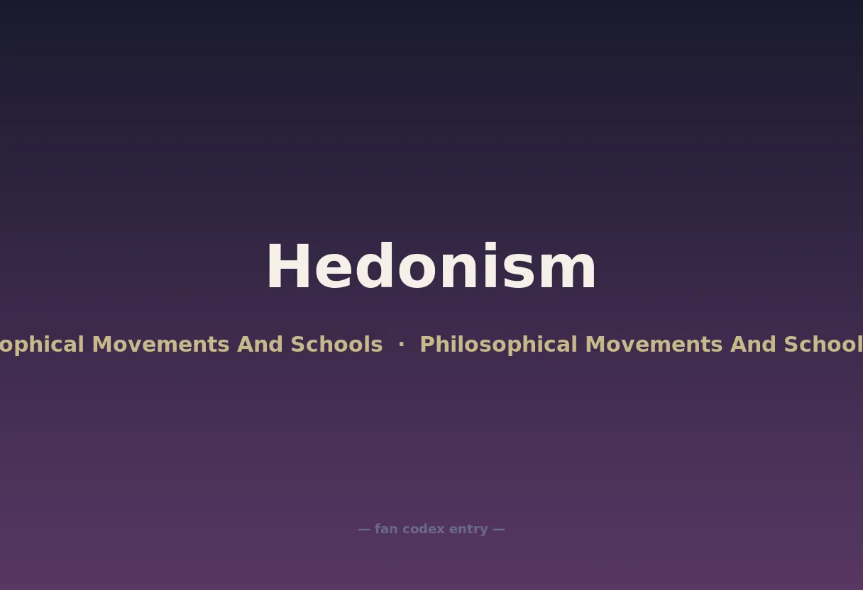 Hedonism
