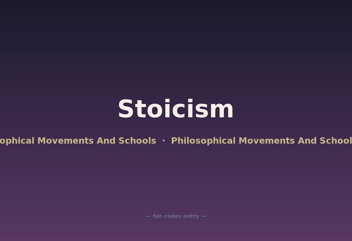 Stoicism